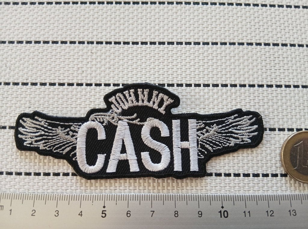 Johnny Cash leuke shaped logo patch c94, Verzenden, Nieuw, Kleding