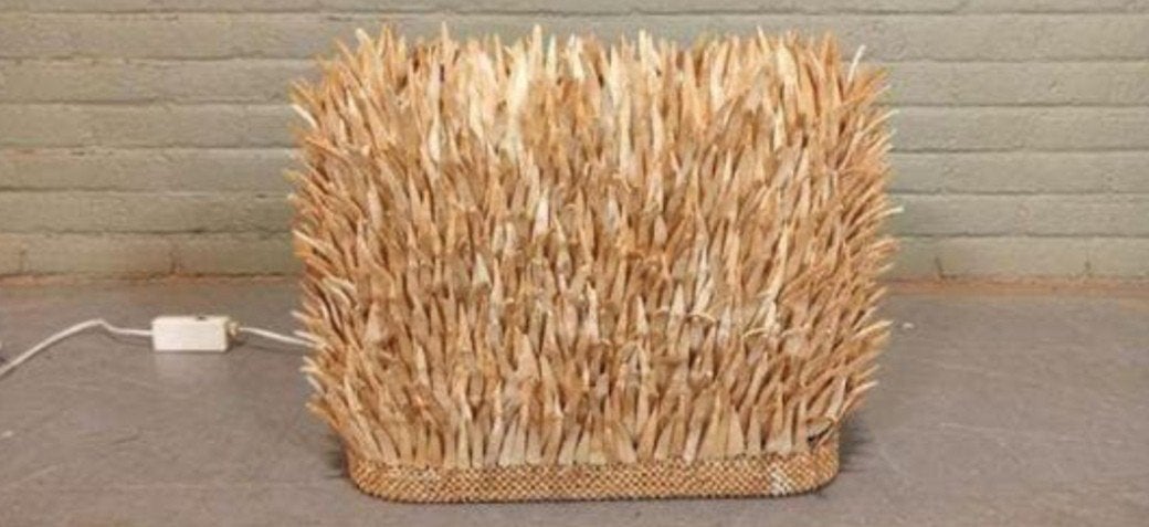 Vintage organische tafellamp, Tweedehands, Tweedehands, Ophalen of Verzenden, Tweedehands