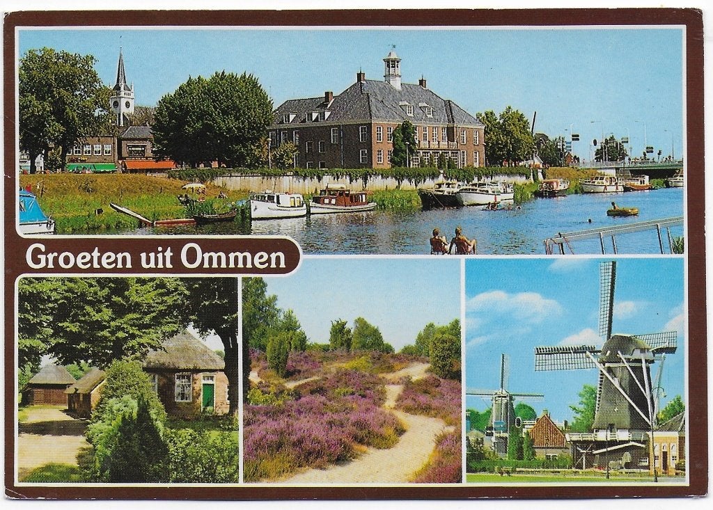 Ommen gelopen Ansichtkaart ( B2545 ), Ophalen of Verzenden, 1980 tot heden, Gelopen, Overijssel