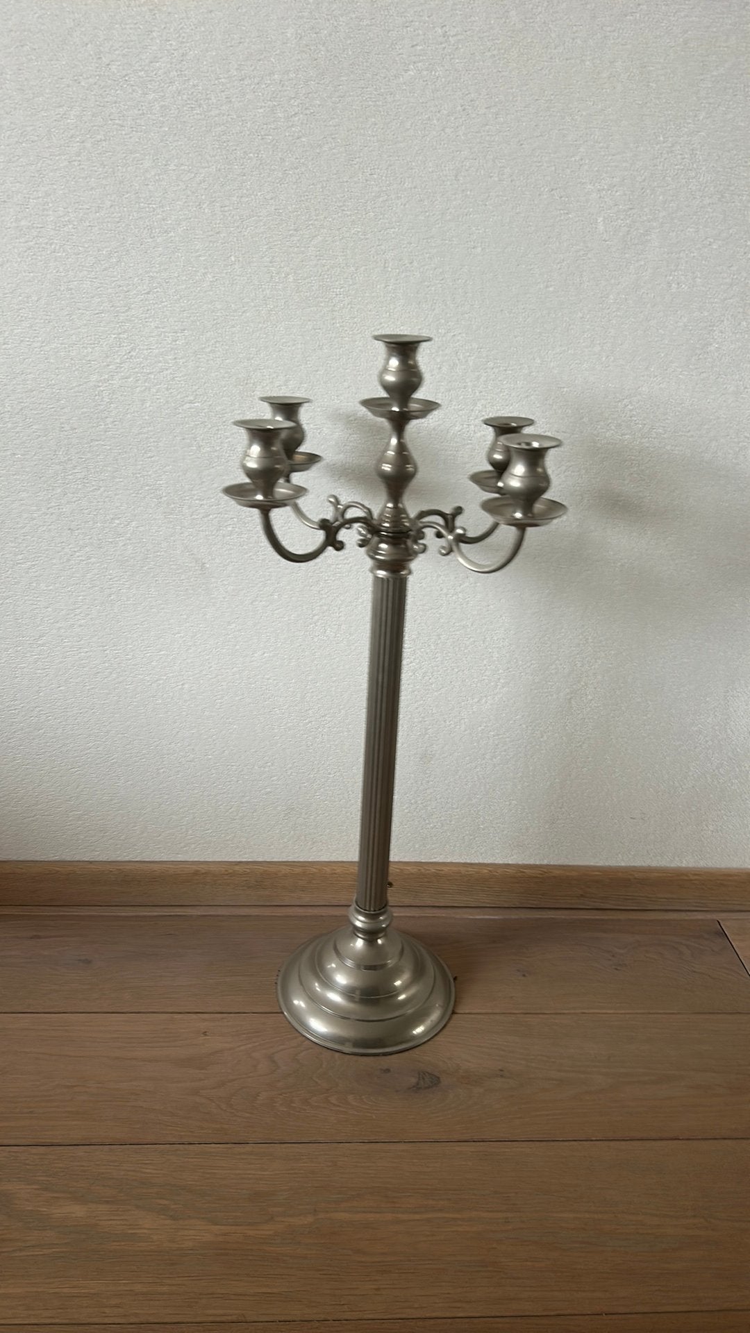 Elegante vijfarmige kandelaar, Ophalen, Overige materialen
