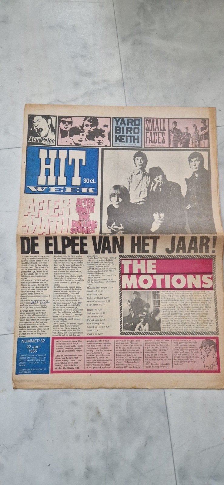 Grote collectie Hitweek en Aloha tijdschriften uit de 60's, Ophalen of Verzenden, Gelezen, Muziek, Film of Tv