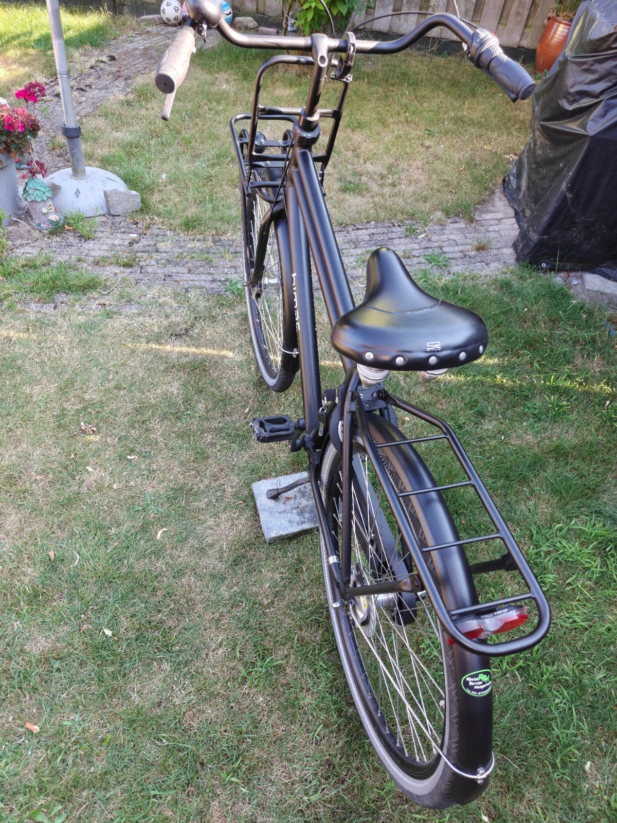 Bimas Transporter Fiets - Zwart, 3 versnellingen, Ophalen