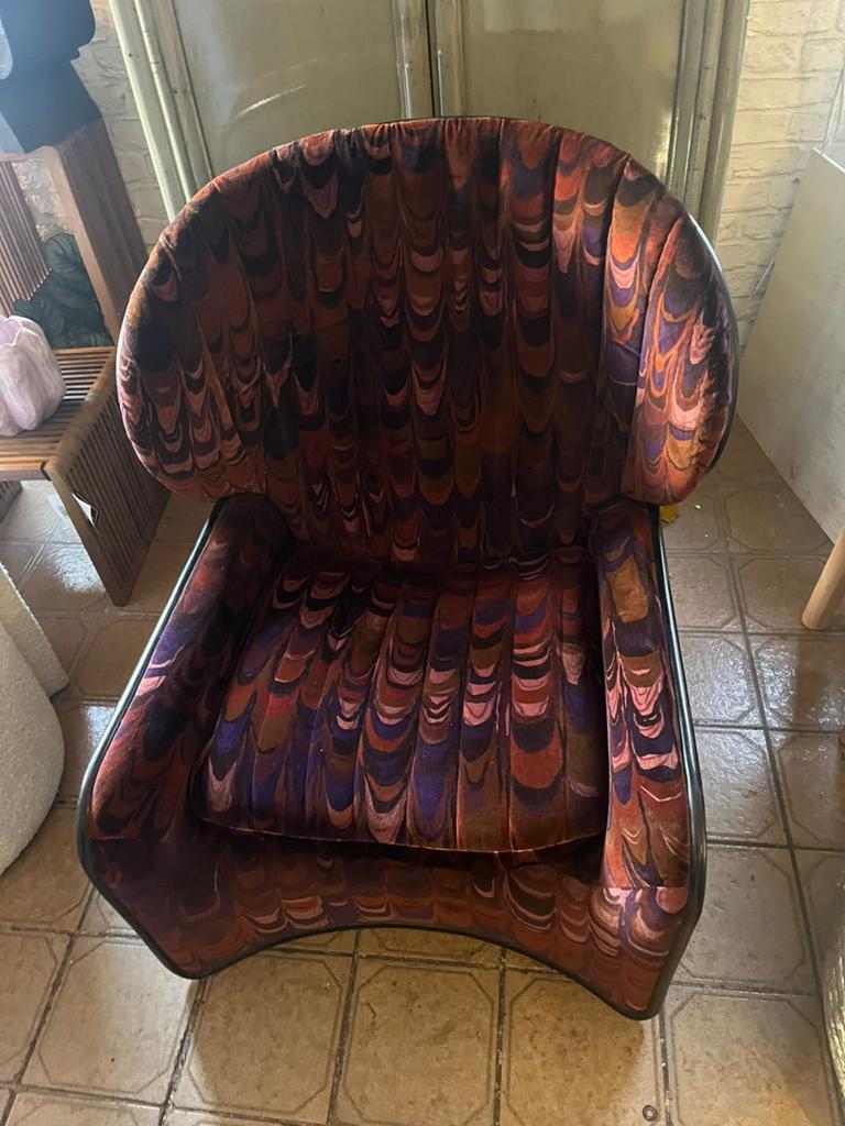 Strässle Lotus Liunge stoel Andre Vandenbeuck vintage stoel, Ophalen