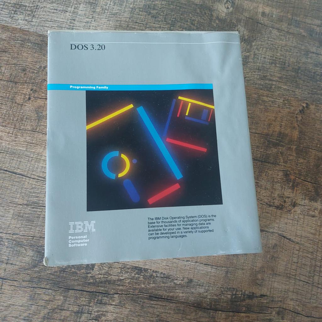IBM DOS 3.20 Programming Family - Vintage Software, Ophalen of Verzenden, Zo goed als nieuw, Windows