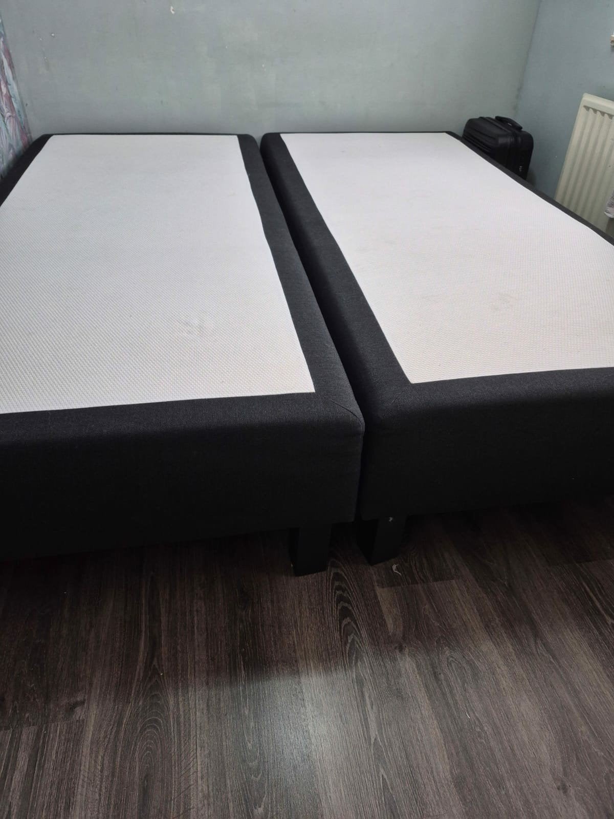 Bezorging is mogelijk 160x200 boxspring bed, Ophalen, Tweepersoons, Zo goed als nieuw, 160 cm