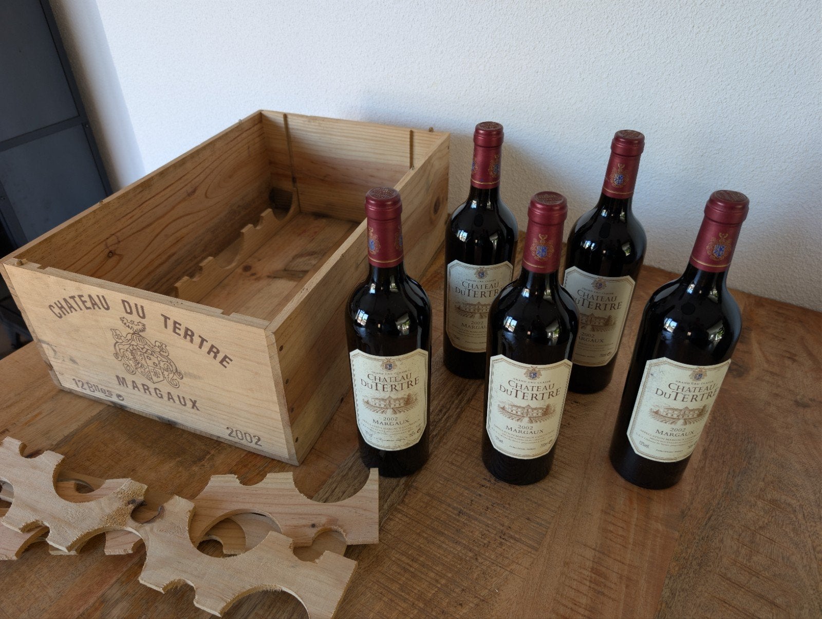 5x Château du Tertre Margaux 2002 in OWC (12), Frankrijk, Nieuw, Ophalen of Verzenden, Rode wijn