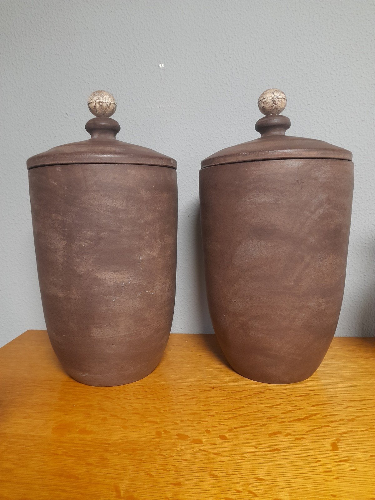 Set 2 leuke landelijke potten, Ophalen of Verzenden
