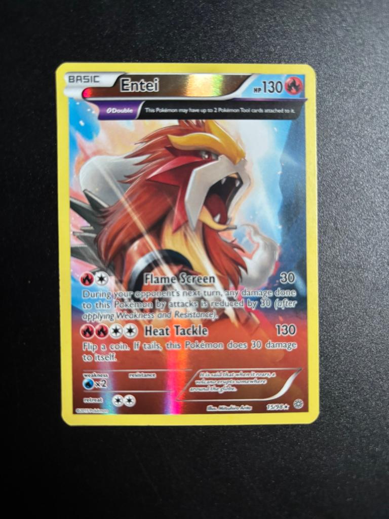 Entei (AOR 15) Reverse holo, Ophalen of Verzenden