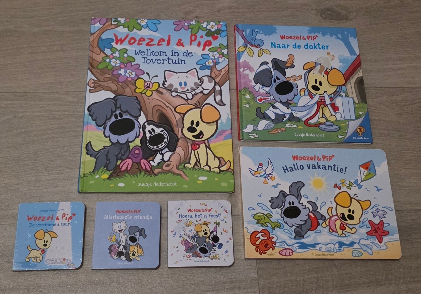Woezel & Pip Boekenpakket - 6 Boeken, Ophalen of Verzenden, Gelezen, Guusje Nederhorst, 2 tot 3 jaar