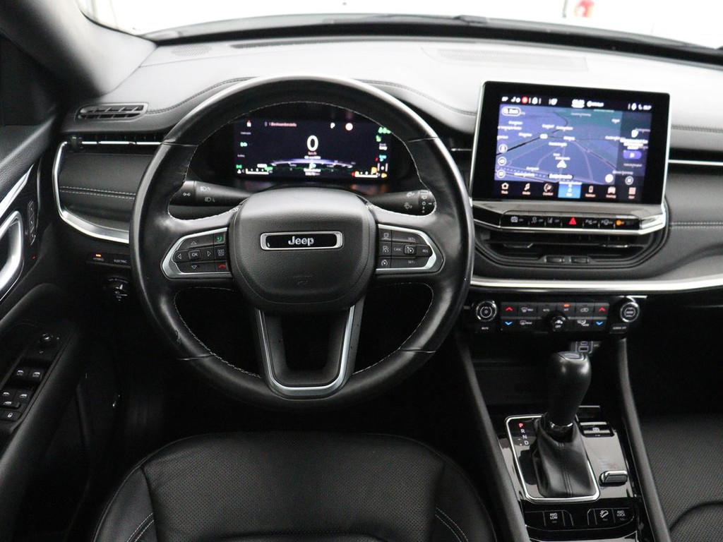 Jeep Compass 4xe 240 Plug-in Hybrid Electric S | Leder | 360, Auto's, Jeep, Automaat, Automatische klimaatregeling, 4 cilinders