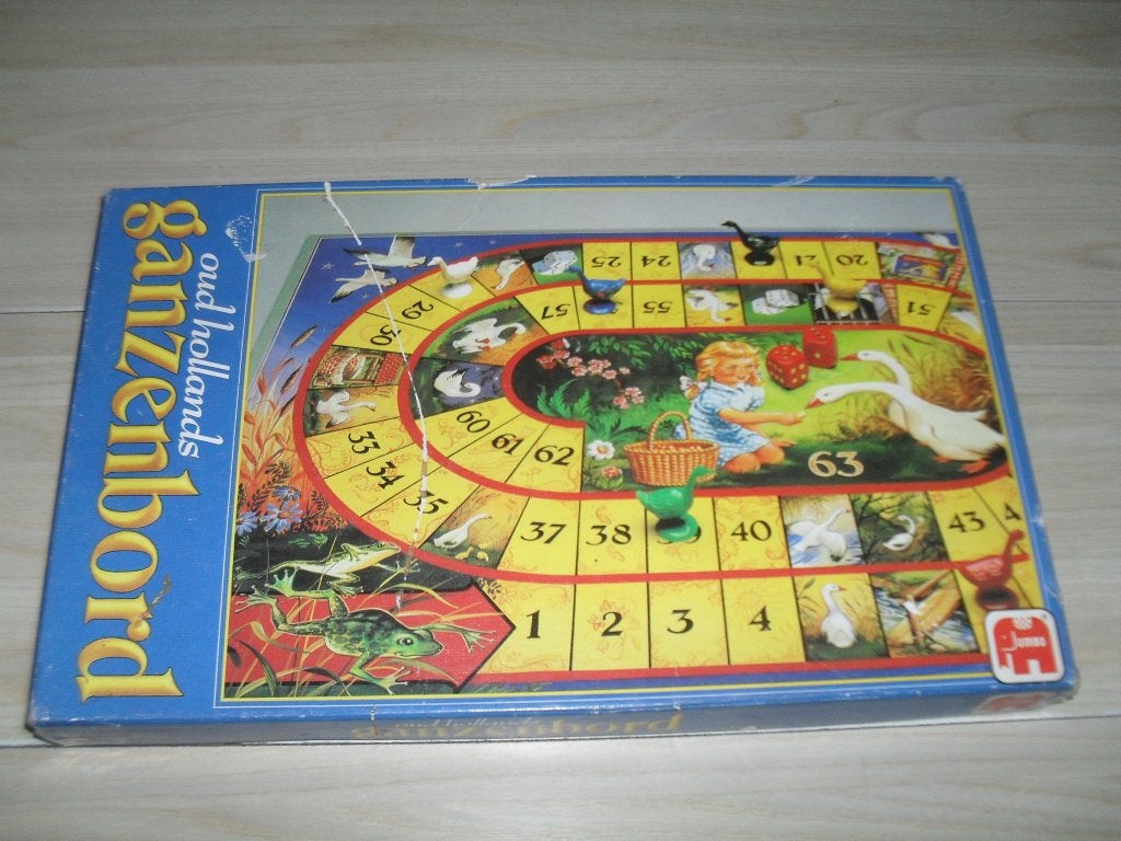 Oud Hollands ganzenbord, Een of twee spelers, Ophalen, Gebruikt, Jumbo