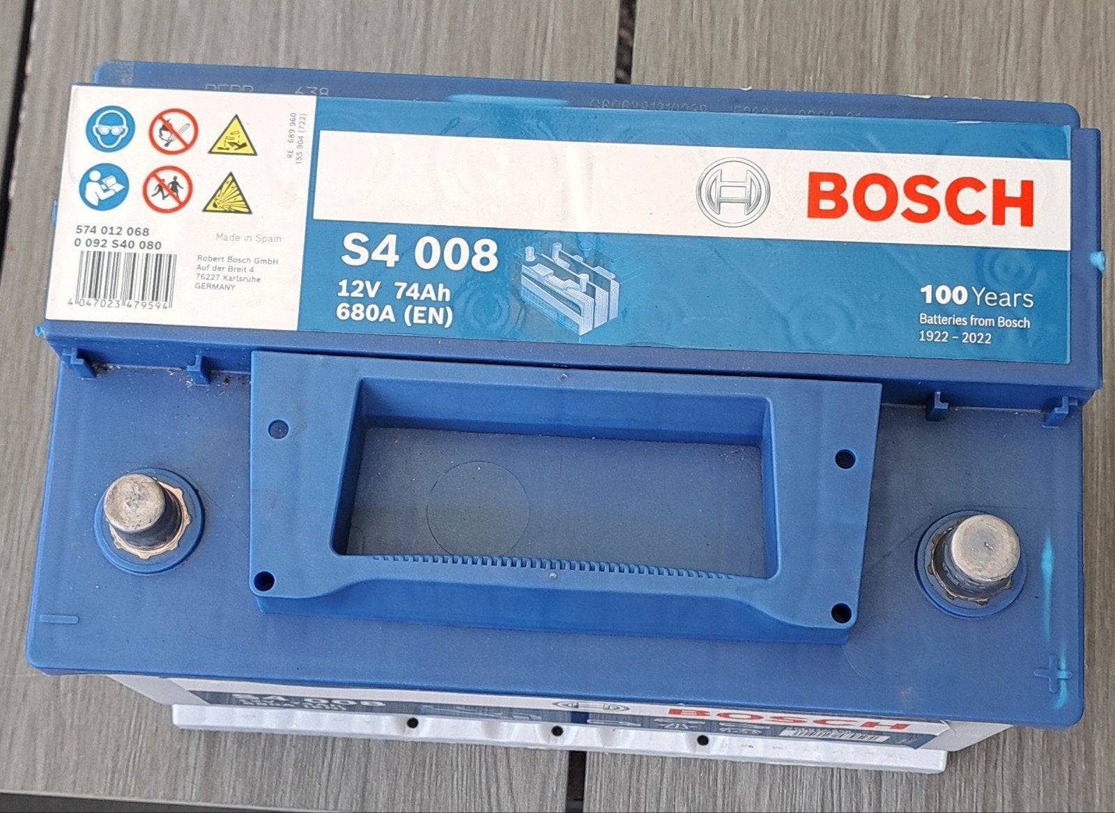 Bosch S4 008 Accu 12V 74Ah 680A (EN) - Nieuw, Nieuw, Universele onderdelen