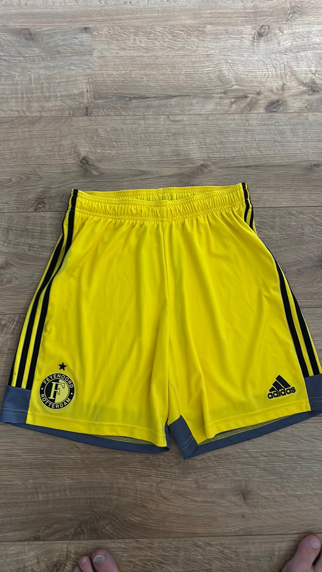 Feyenoord broekje, Ophalen of Verzenden, Zo goed als nieuw, Blauw, Voetbal