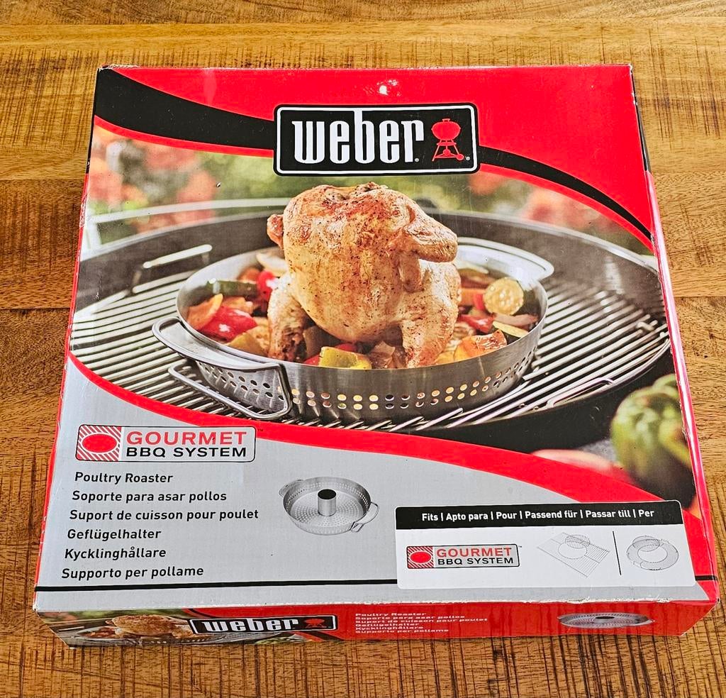 Weber GBS Gevogeltestomer - Perfect voor sappige kip, Tuin en Terras, Ophalen, Zo goed als nieuw, Weber