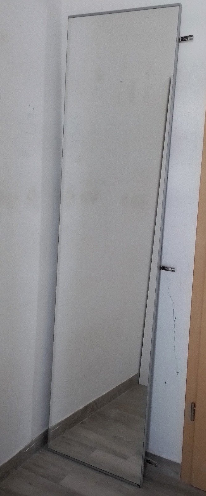 IKEA PAX kastdeur met spiegel, Ophalen, Gebruikt, Minder dan 50 cm, 200 cm of meer
