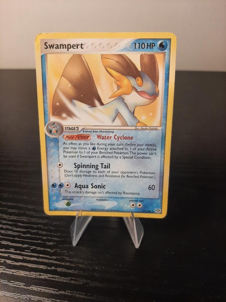 Swampert Pokémon Kaart 11/106 (EX Emerald), Ophalen of Verzenden, Gebruikt, Losse kaart