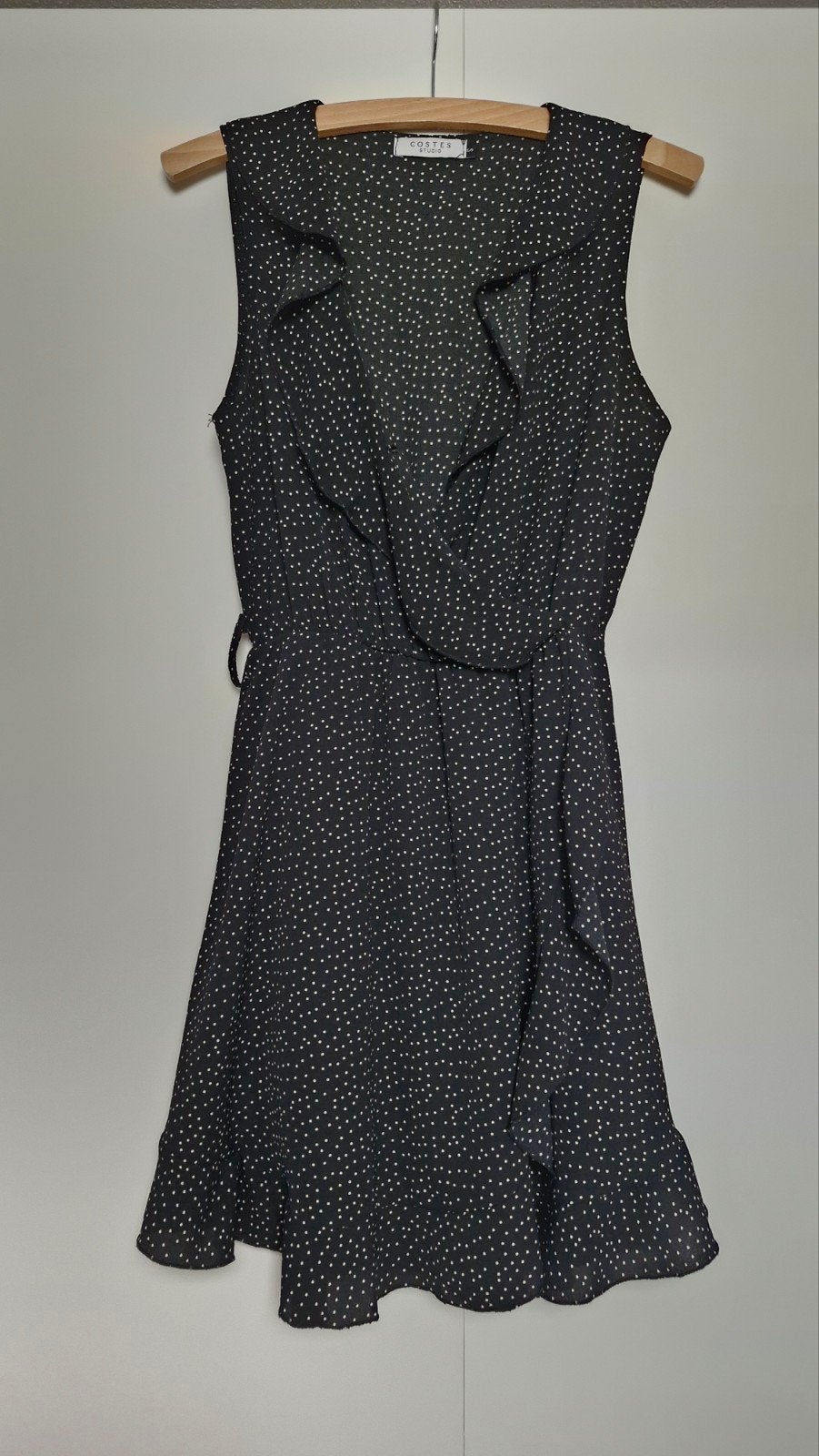 Costes Studio jurk, zwart met witte stippen, maat S, Zwart, Ophalen of Verzenden, Zo goed als nieuw, Costes Studio