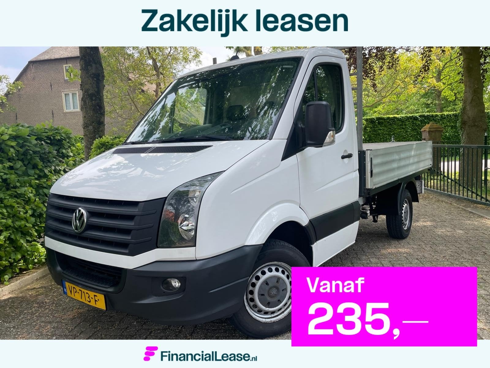 Volkswagen Crafter 28 2.0 TDI L1H1 Pick Up Open Laadbak Airc, Euro 5, Gebruikt, 4 cilinders, Volkswagen