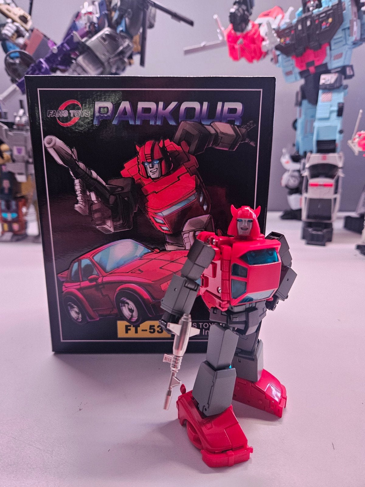Fans Toys FT-53 Parkour Transformers masterpiece Cliffjumper, Verzamelen, Transformers, G1, Ophalen of Verzenden, Zo goed als nieuw