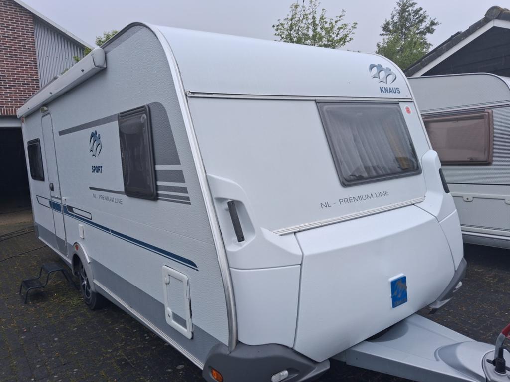 Knaus Sport 500 FU Premium line 2009 Isabella en Luifel, Caravans en Kamperen, Caravans, Bedrijf, tot en met 4, 1000 - 1250 kg