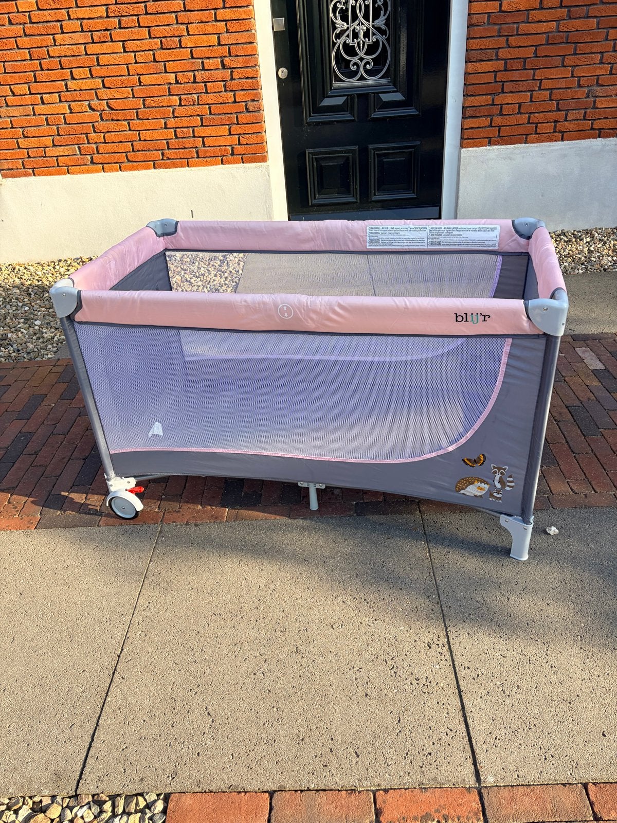 Blij'r Dormi - Reisbed - Campingbed 1x gebruikt!, Ophalen, 70 tot 85 cm, 140 tot 160 cm, Zo goed als nieuw