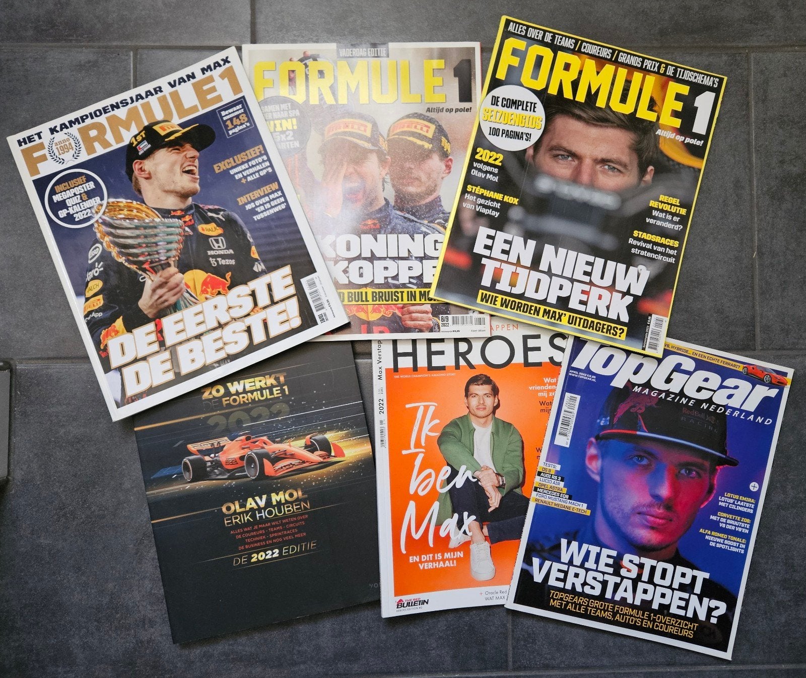 (NIEUW) TIJDSCHRIFTEN VAN MAX VERSTAPPEN, Ophalen of Verzenden, Nieuw