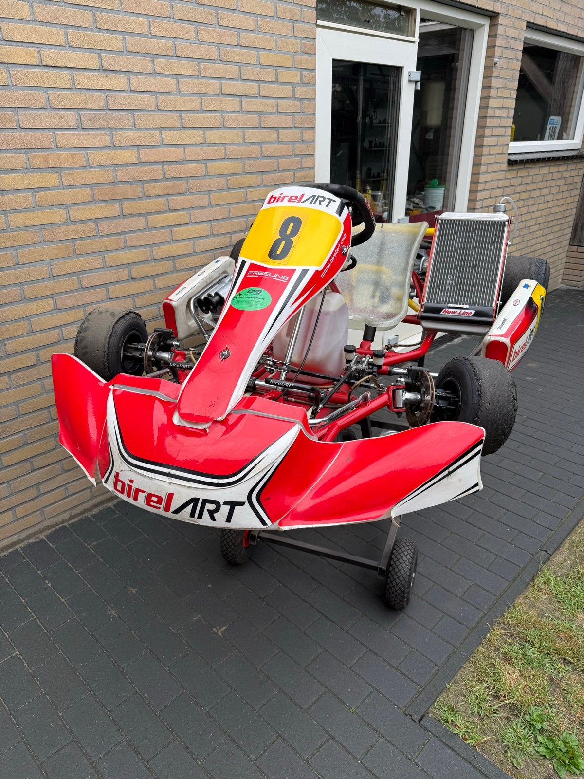 BirelART Kart met TM KZ10B motor, Sport en Fitness, Karting, Ophalen, Gebruikt, Kart