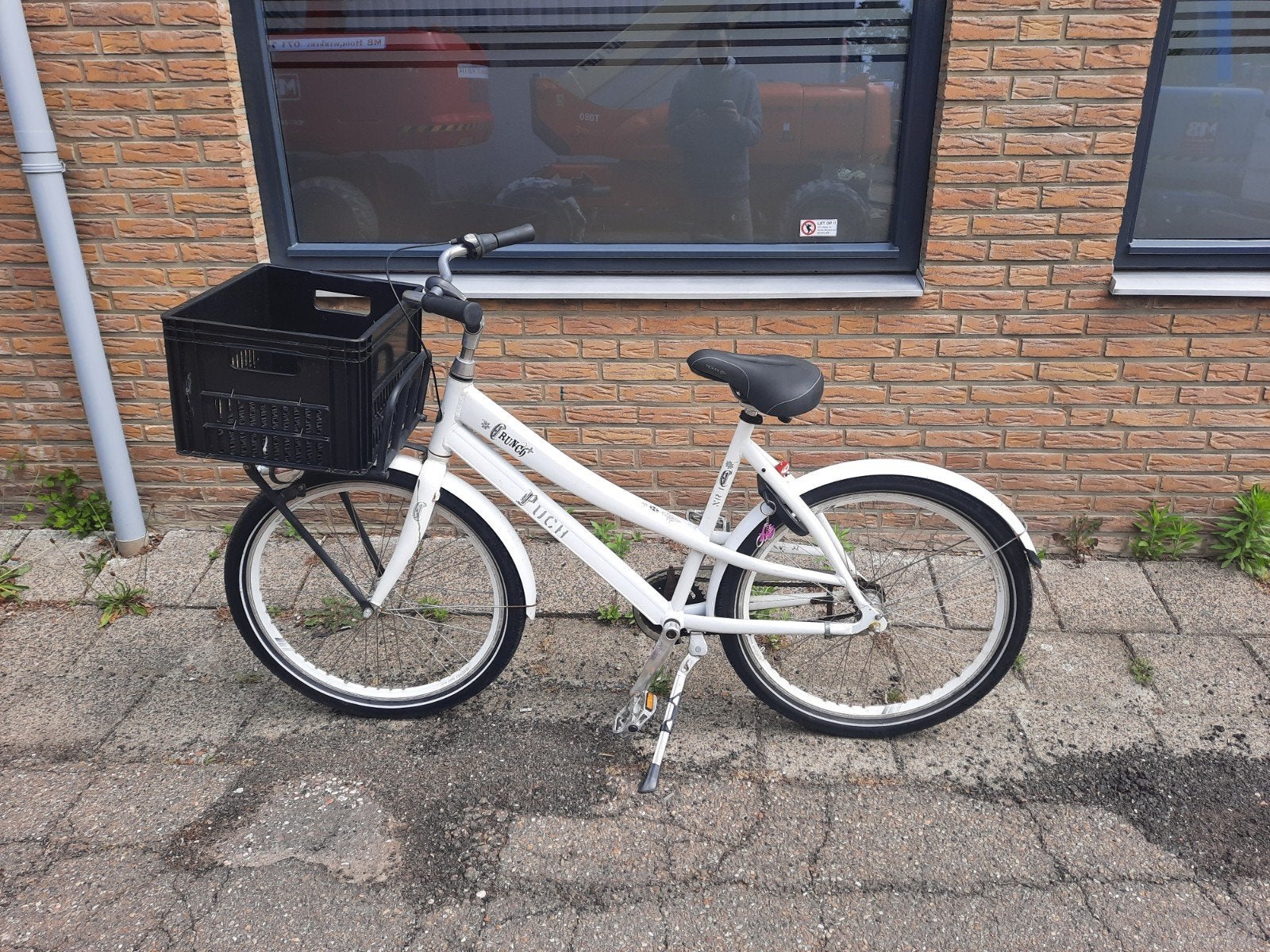 Puch fiets met mandje en versnellingen, Overige merken, Gebruikt, Velgrem, Versnellingen