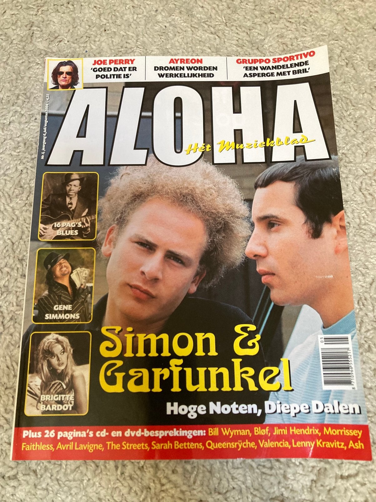 ALOHA Magazine AYREON Gene Simmons BLUES Rufus Wainwright, Ophalen of Verzenden