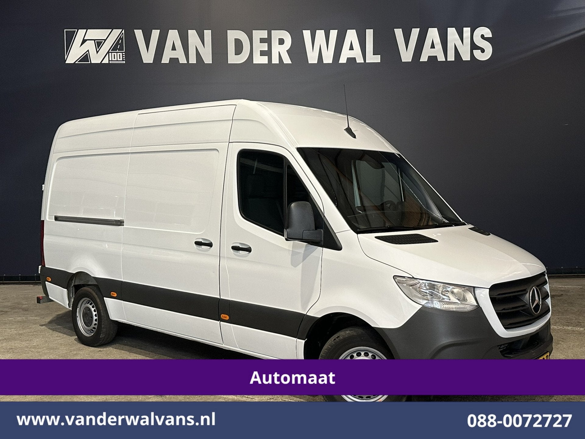 Mercedes-Benz Sprinter 317 CDI 170pk 9G-Tronic Automaat 3500, Automaat, Gebruikt, Wit, Bedrijf
