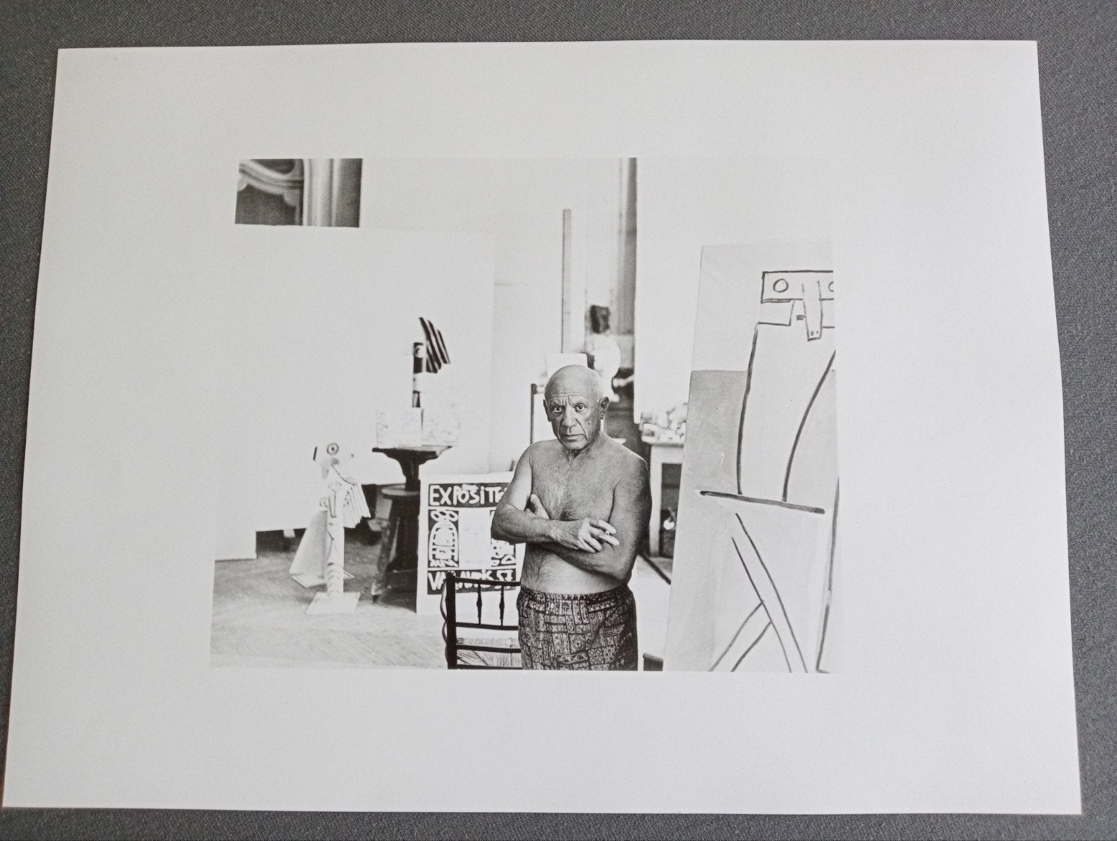 Andre Villers Atelier foto Pablo Picasso, Antiek en Kunst, Ophalen of Verzenden