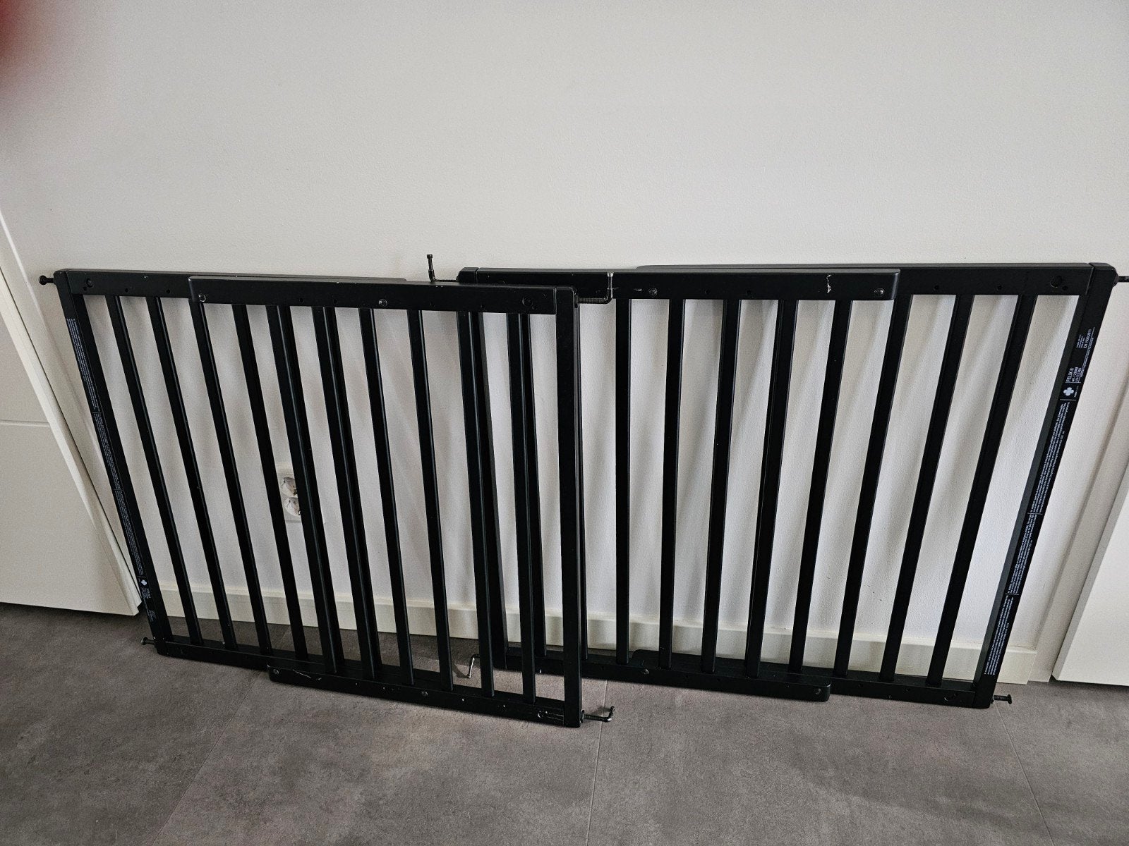 2 zwarte traphekjes felix II, Gebruikt, 100 tot 115 cm, Ophalen of Verzenden, Klemhekje