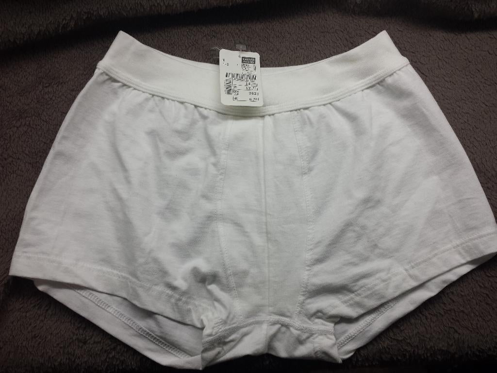 Nieuwe Witte Heren Boxers HQ Basic maat S (440), Ophalen of Verzenden, Wit, HQ Basic, Boxer