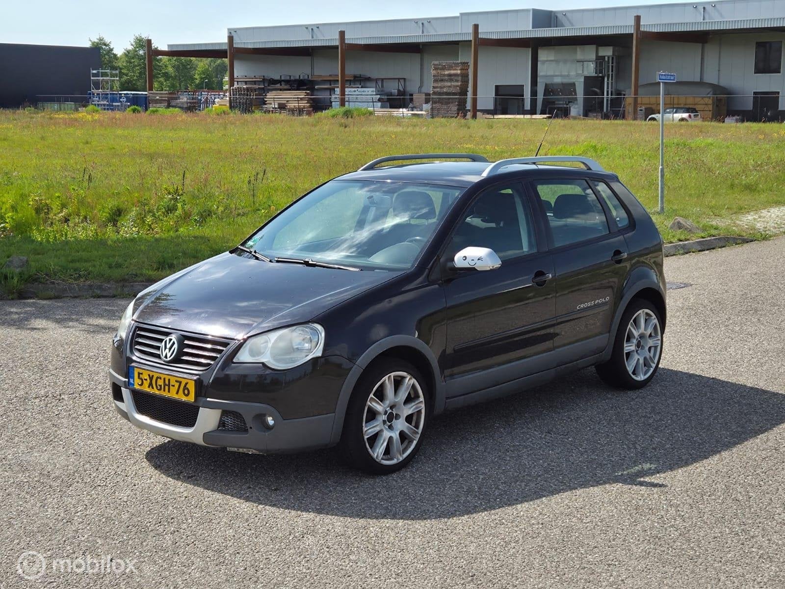 Volkswagen Polo 1.2-12V Cross Airco / Schuifdak / Apk, Voorwielaandrijving, 1057 kg, 1198 cc, Zwart