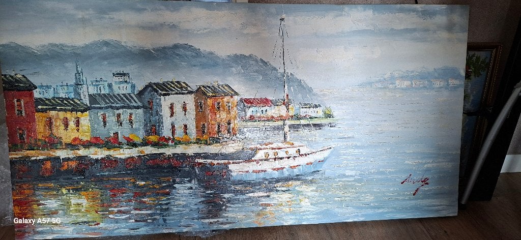 Schilderij 140x70, Antiek en Kunst, Kunst | Schilderijen | Klassiek, Ophalen