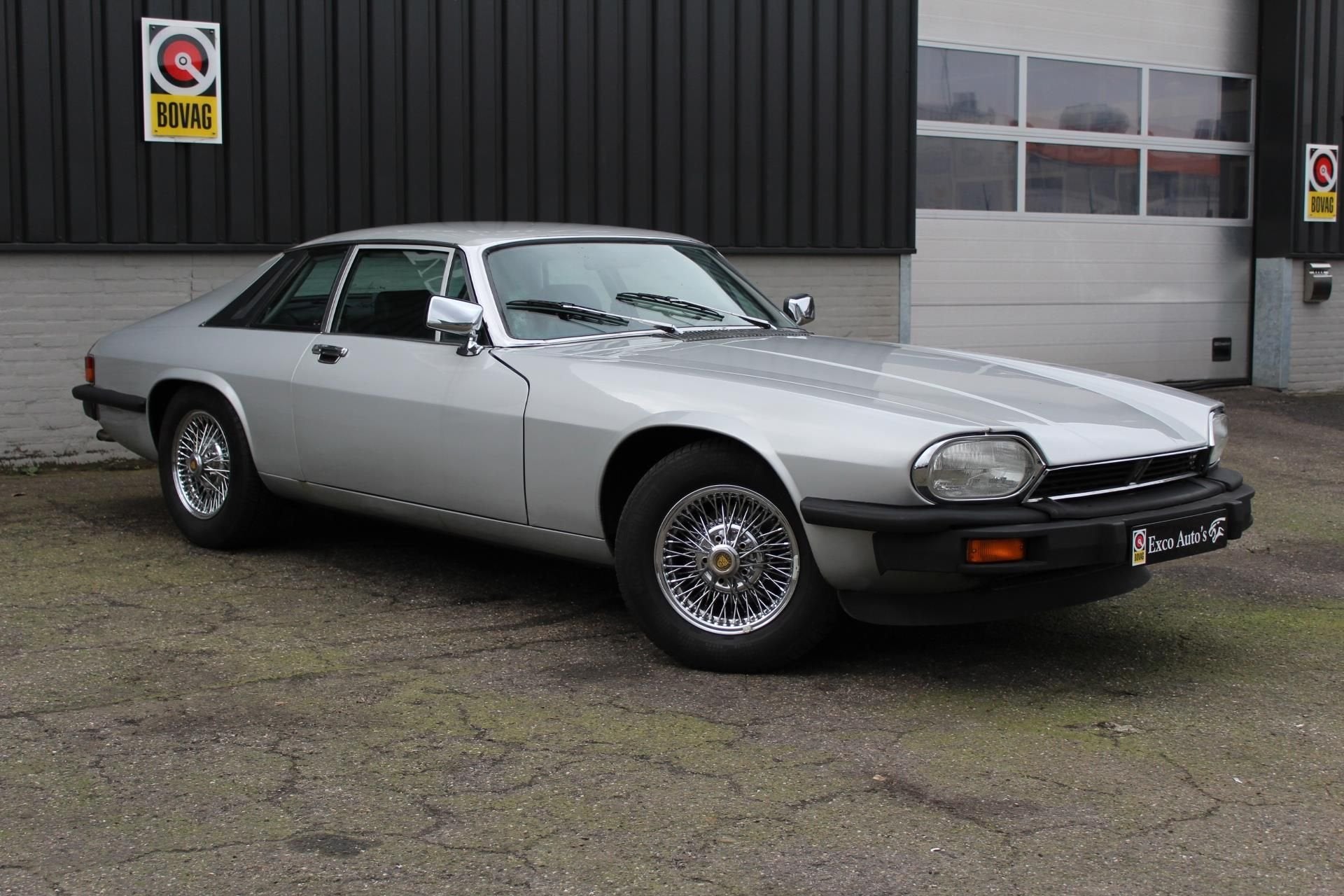 Jaguar XJS 5.3 V12 Coupé, Auto's, Dealer onderhouden, Gebruikt, Zwart, Lederen bekleding