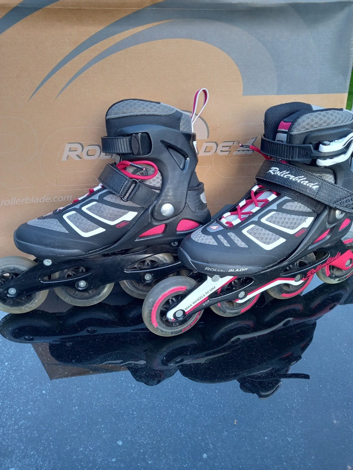 Skate rollerblade macroblade 90 maat 38,5, Ophalen