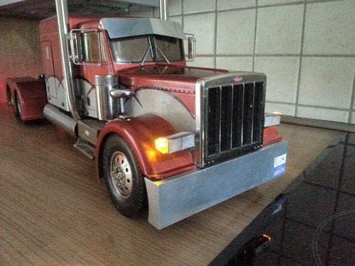 trucks trailers tamiya, Gebruikt, Schaal 1:14, Auto onroad, RTR (Ready to Run)