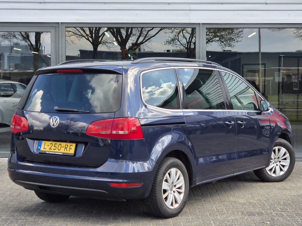 Volkswagen Sharan 1.4 TSI Comfortline 7p. | Goed onderhouden, Auto's, Volkswagen, Voorwielaandrijving, Stof, Zwart, 4 cilinders