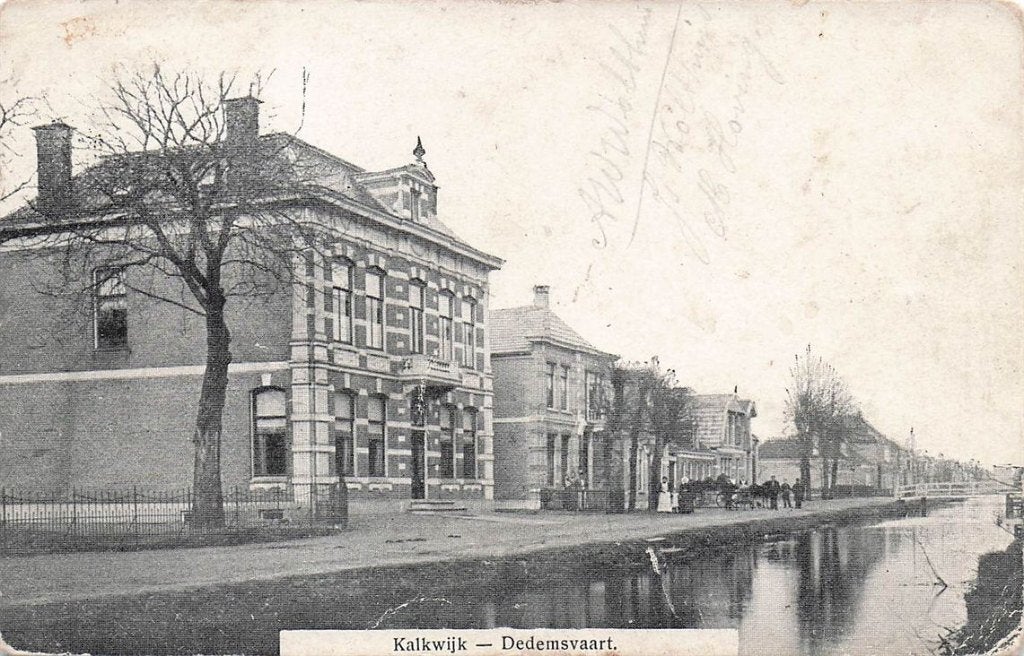 703-316-009 Dedemsvaart Kalkwijk, Ophalen of Verzenden, Voor 1920, Overijssel