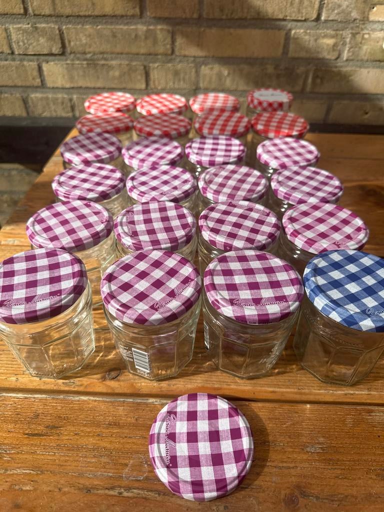 15 euro : 25 Lege Bonne Maman potjes voor inmaak of bewaren, Ophalen of Verzenden, Zo goed als nieuw