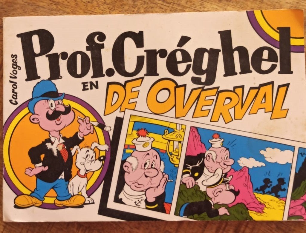 Stripboek Professor Créghel, Eén stripboek, Ophalen of Verzenden, Gelezen, Carol Voges