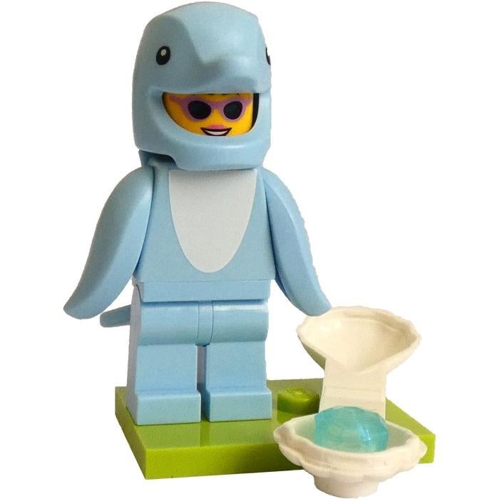 LEGO 71051 minifigures serie 28 - Dolfijnenkostuum, Kinderen en Baby's, Speelgoed | Duplo en Lego, Nieuw, Lego, Minifiguur, Compleet