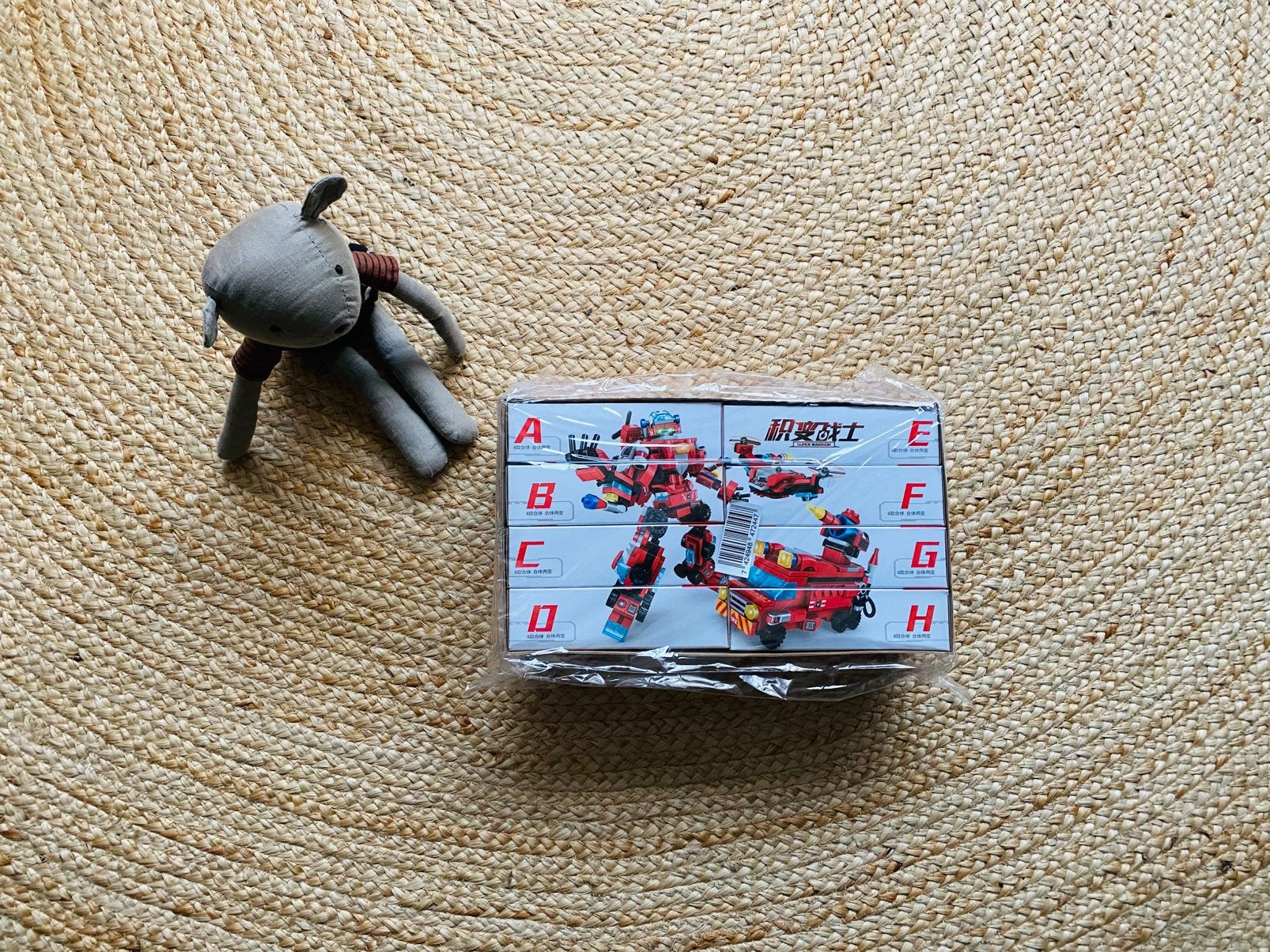 Bouwspeelgoed/ bouwpakket/ lego speelgoed/ robot 2 in 1