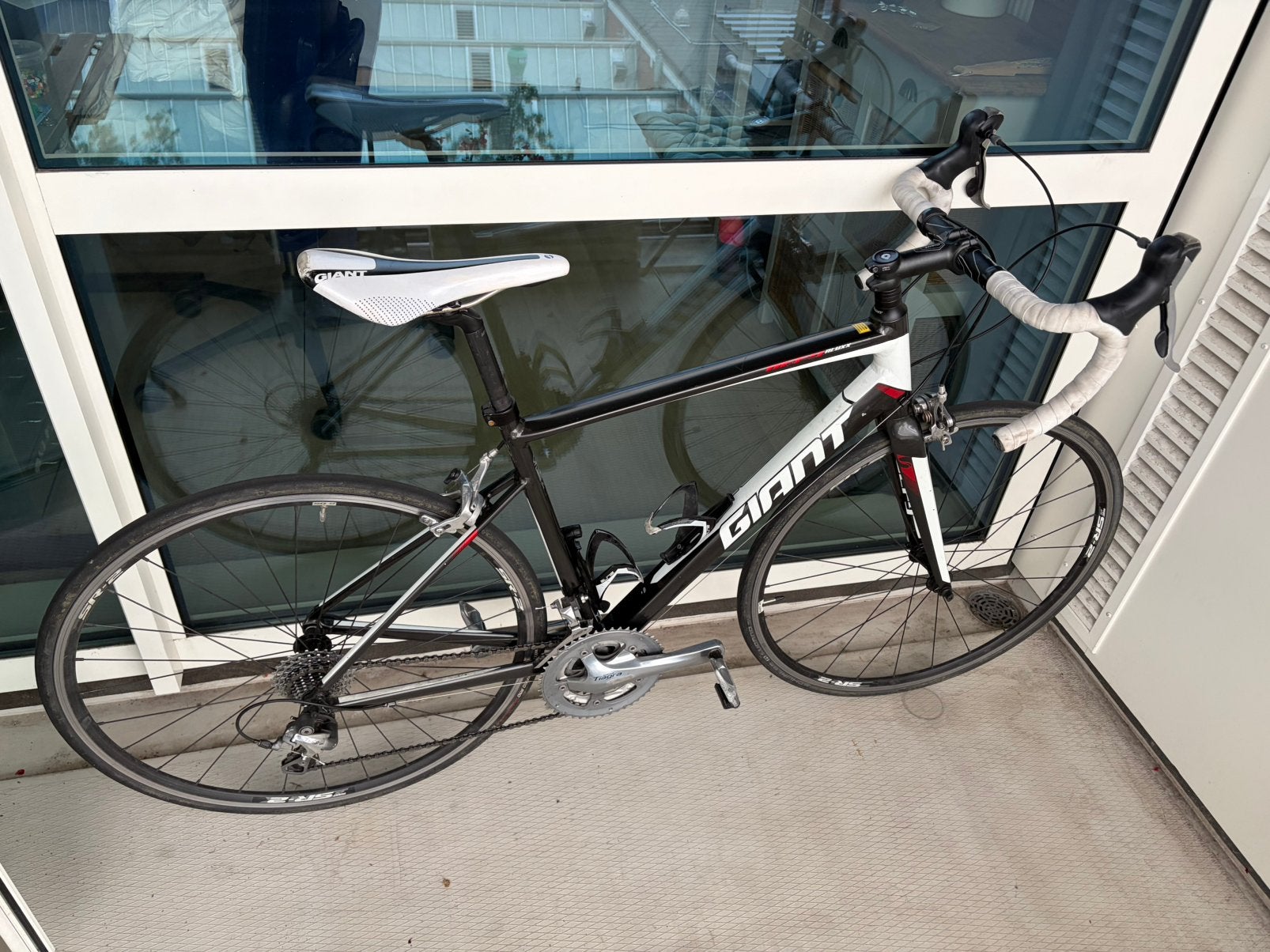 Giant Defy Aluxx racefiets, maat M / 52, Fietsen en Brommers, Fietsen | Racefietsen, Ophalen, Gebruikt, Velgrem, Aluminium