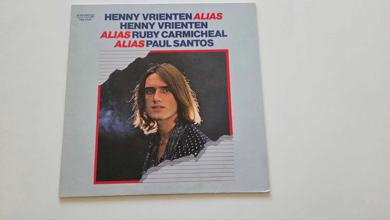 Henny Vrienten Alias 1983- Pop/Rock vinyl.10 inch album, LP, Gebruikt, 10 inch, Pop