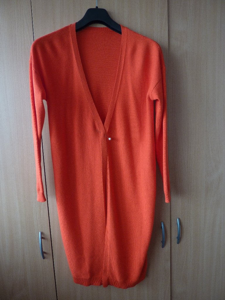 Lang rood vest, Ophalen of Verzenden, Nieuw, Maat 36 (S), Rood
