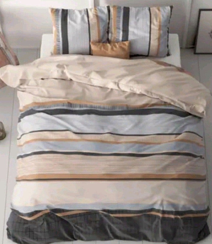 2x Sleeptime Marina Multi dekbedovertrek 140x200 incl.slopen, Eenpersoons, Inclusief kussenslopen, Meerkleurig, Dekbedovertrek