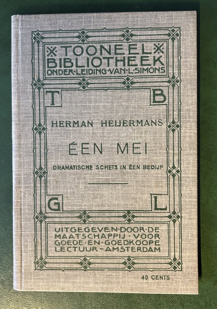 Één mei – Herman Heijermans | ca 1912 - ex libris J. van Eck, Boeken, Ophalen of Verzenden, Zo goed als nieuw, Herman Heijermans