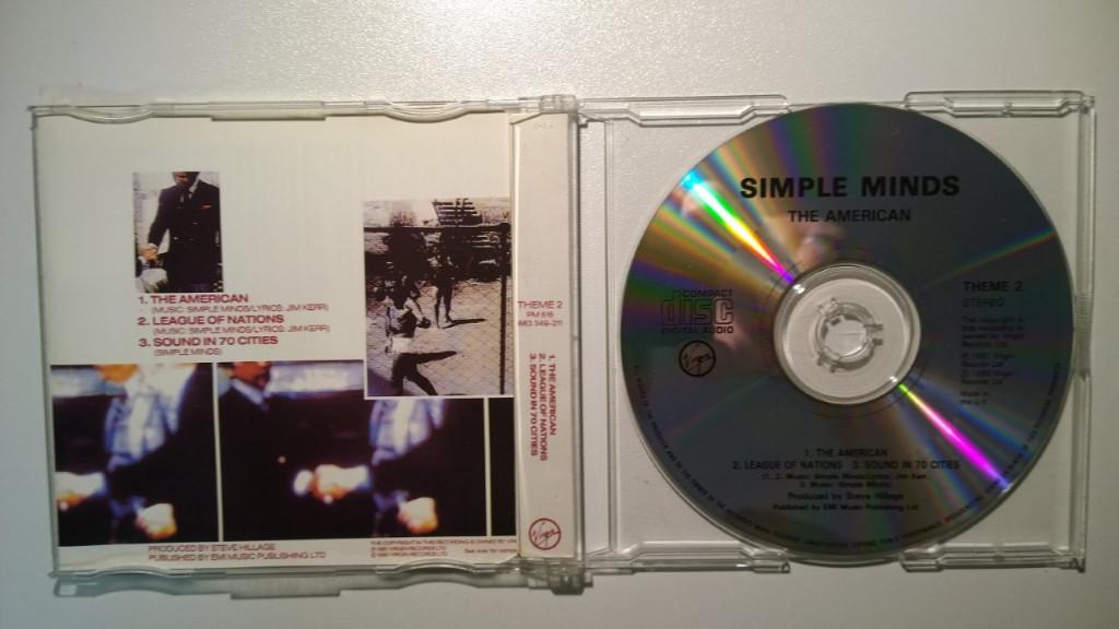 Simple Minds - The American, Ophalen of Verzenden, Zo goed als nieuw, Pop